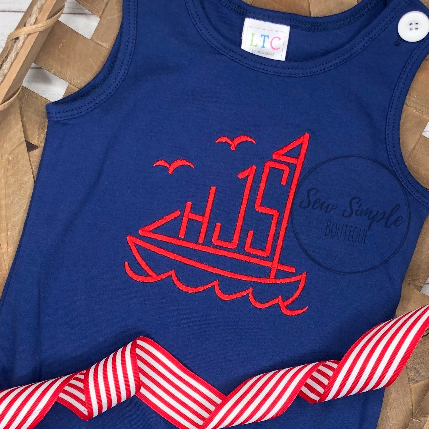 SAILBOAT MONOGRAM