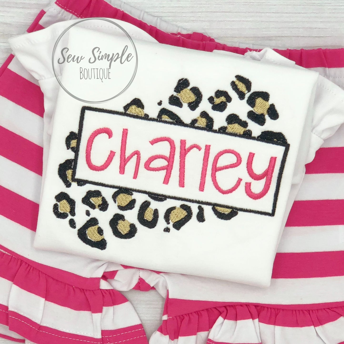 LEOPARD NAMEPLATE