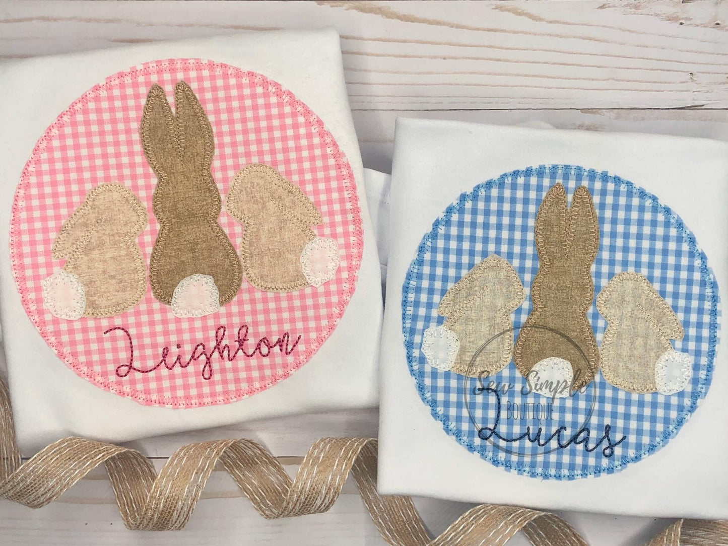 BUNNY TRIO IN CIRCLE