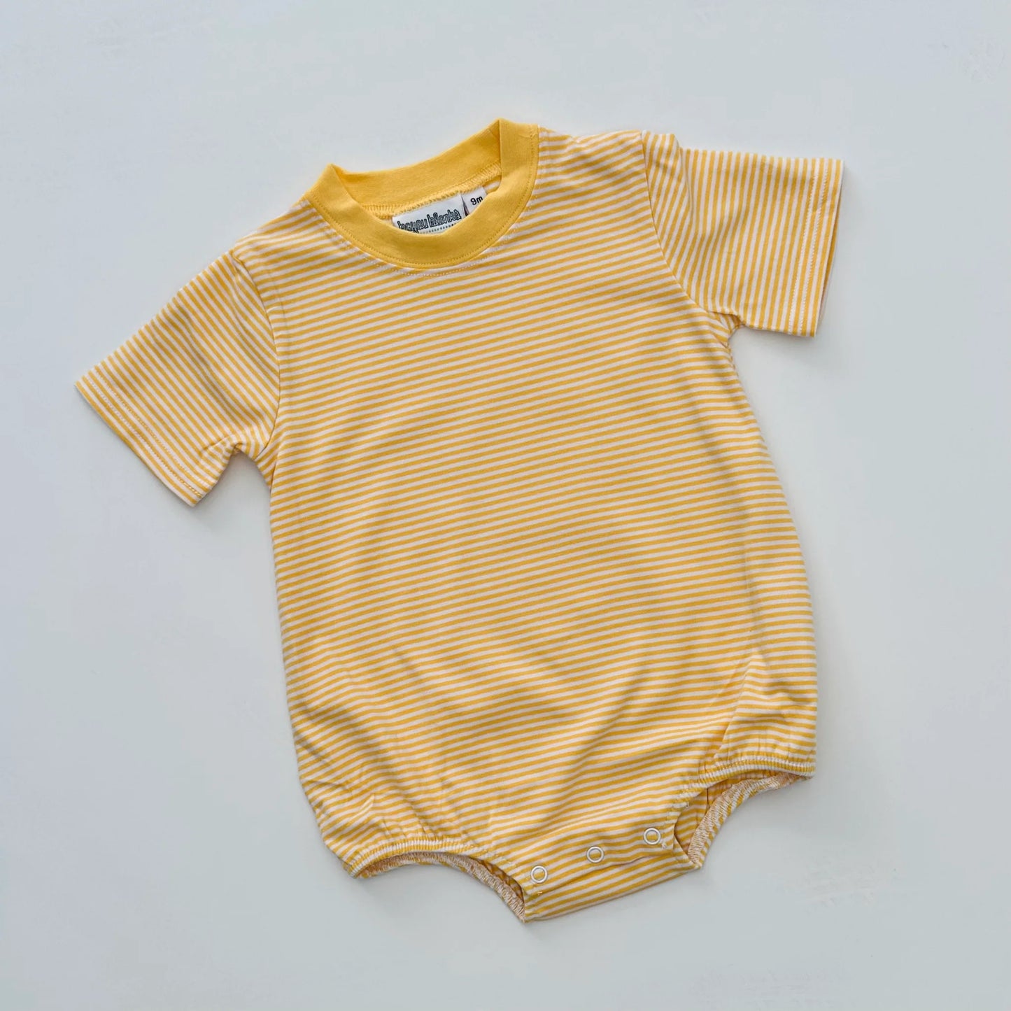 SUMMER STRIPE SHORT SLEEVE BUBBLE