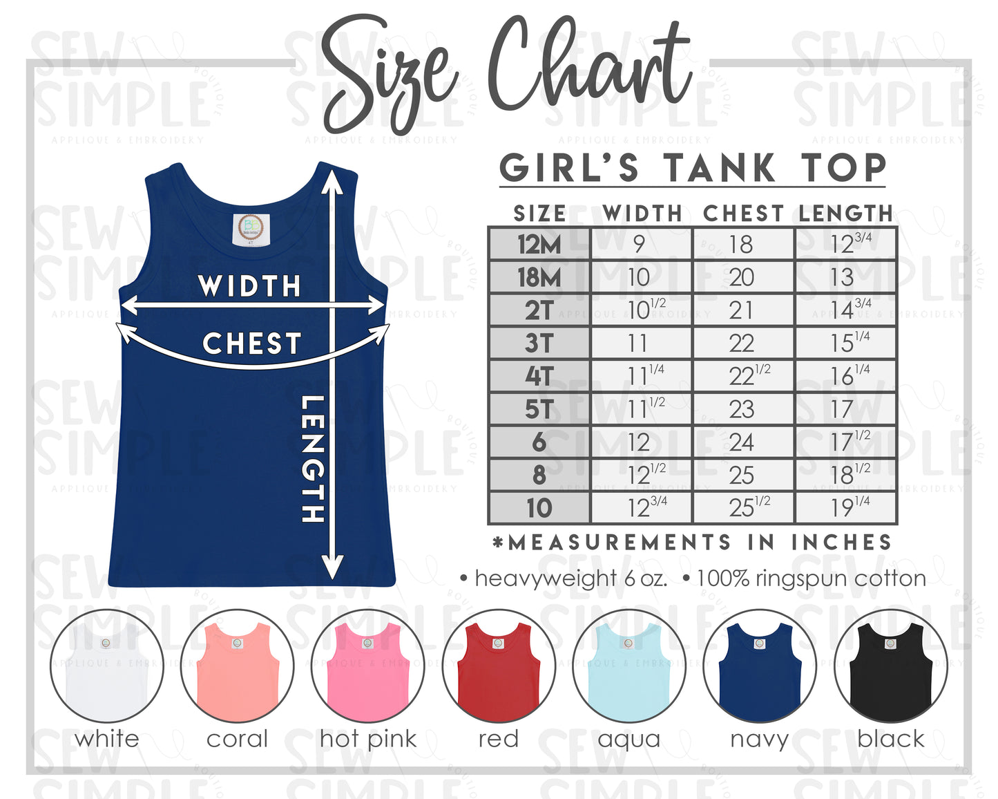 CUSTOM GIRLS TANK