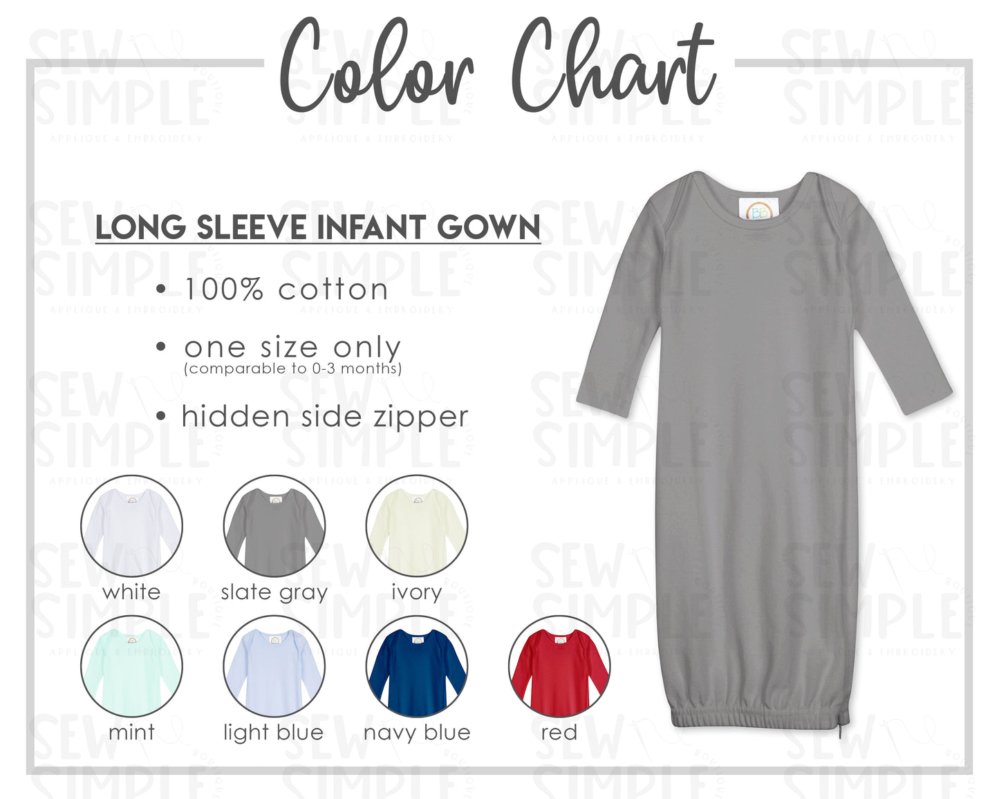 CUSTOM BABY GOWN