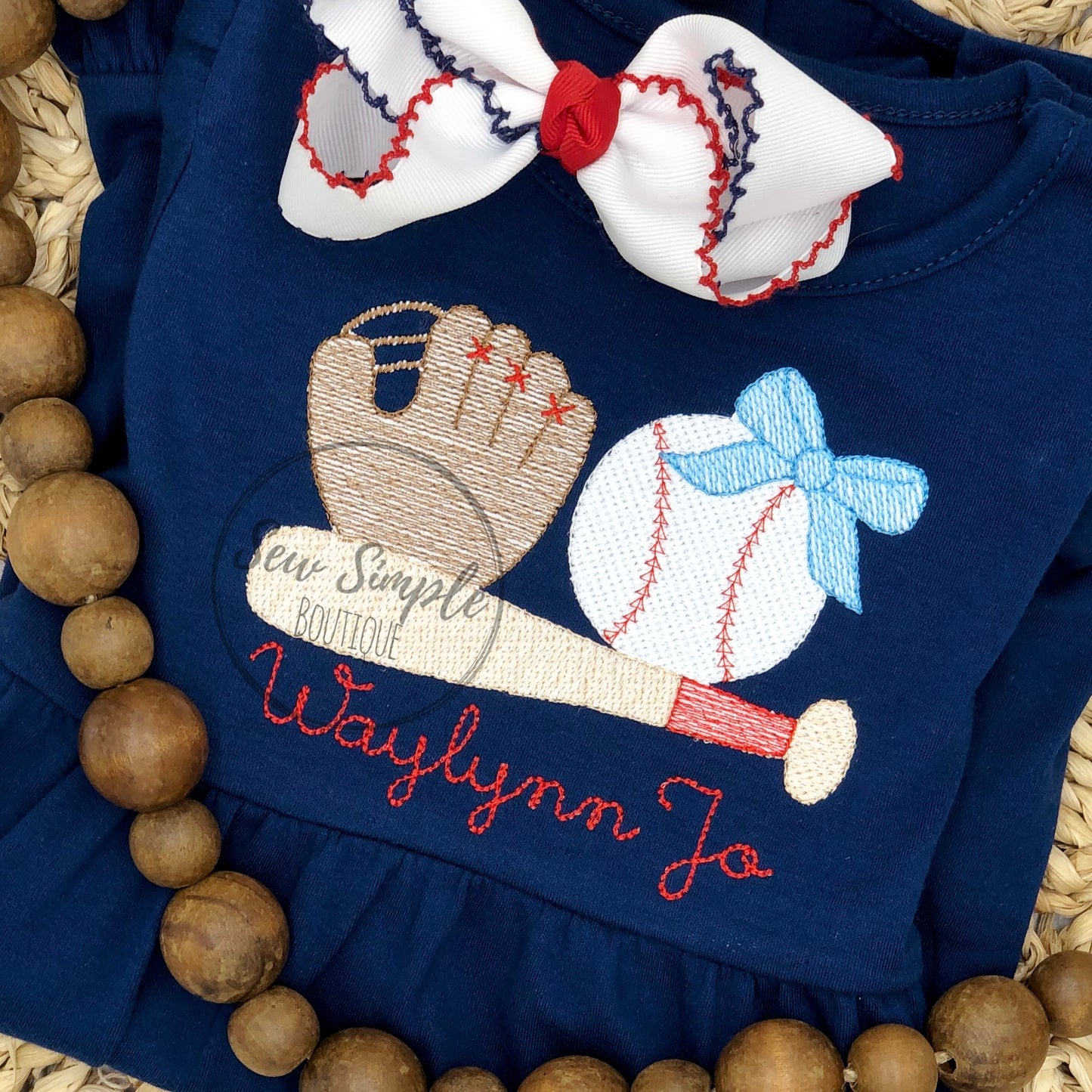 SKETCH GLOVE, BALL, BAT