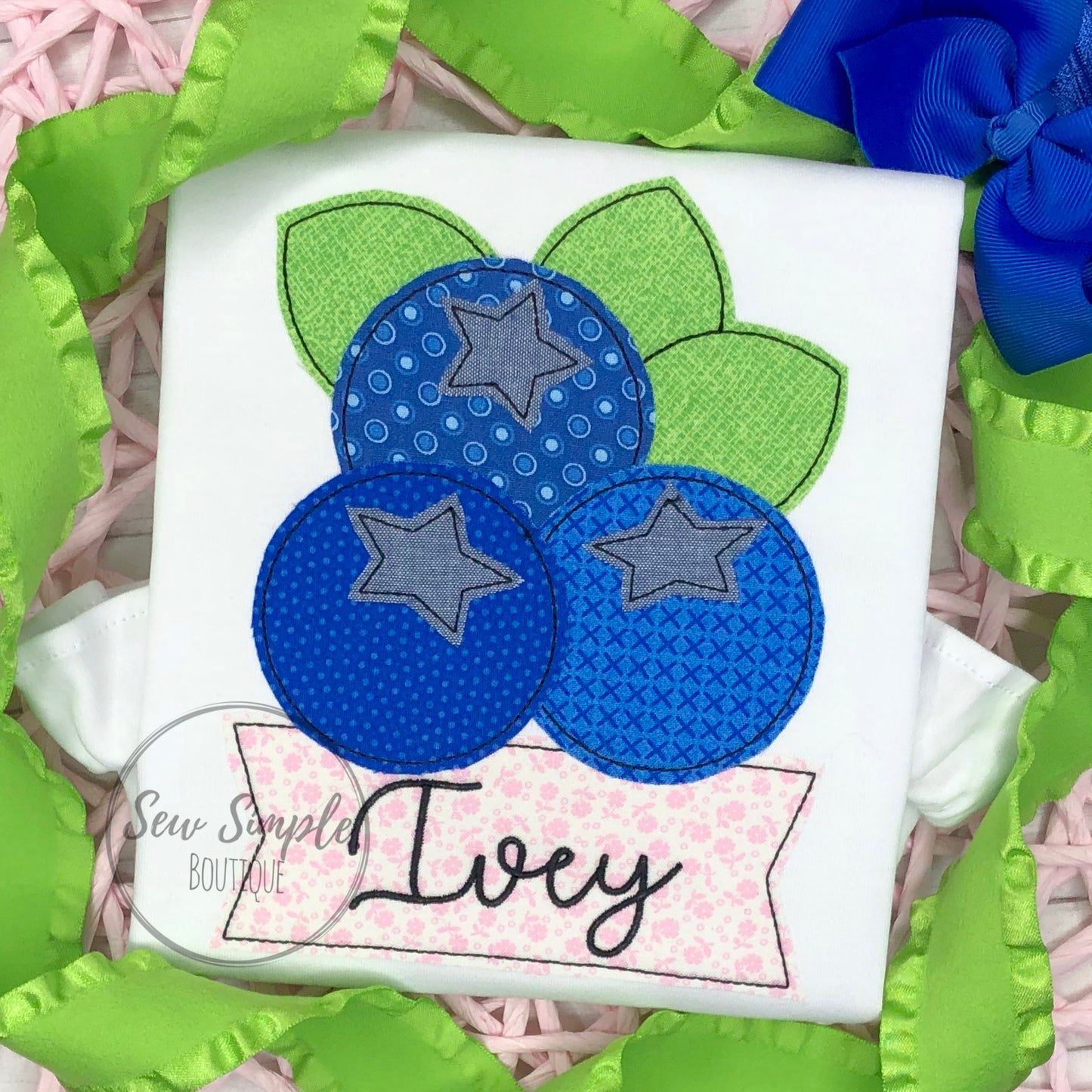 BLUEBERRIES BANNER