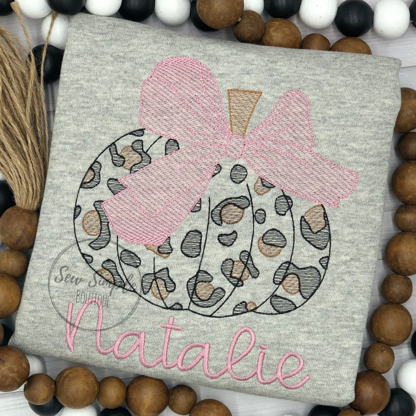SKETCH LEOPARD PUMPKIN