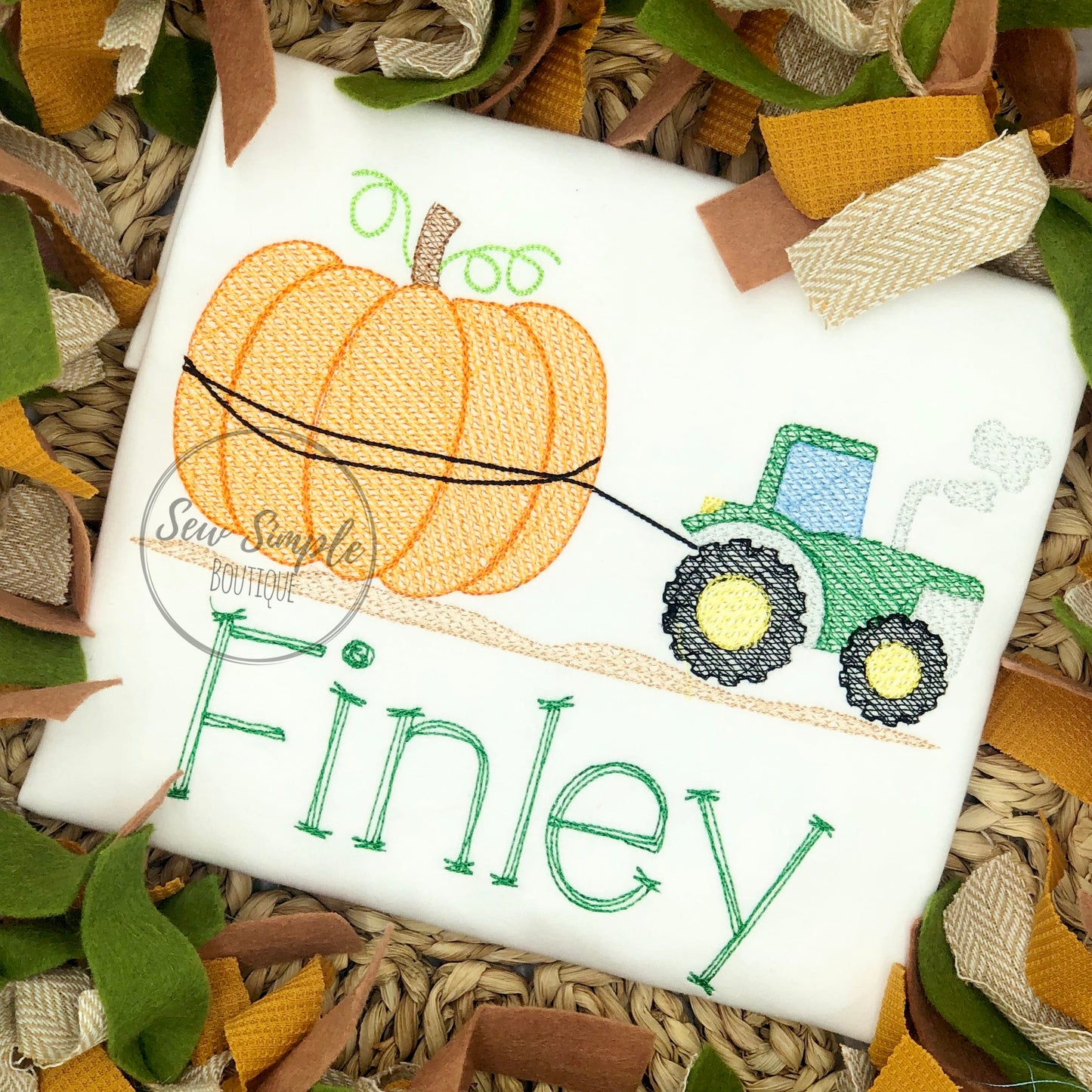 SKETCH PUMPKIN TRACTOR 2