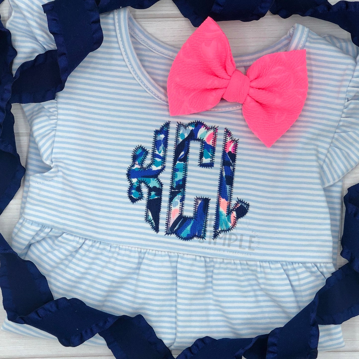 SUMMER STRIPE FLUTTER DRESS