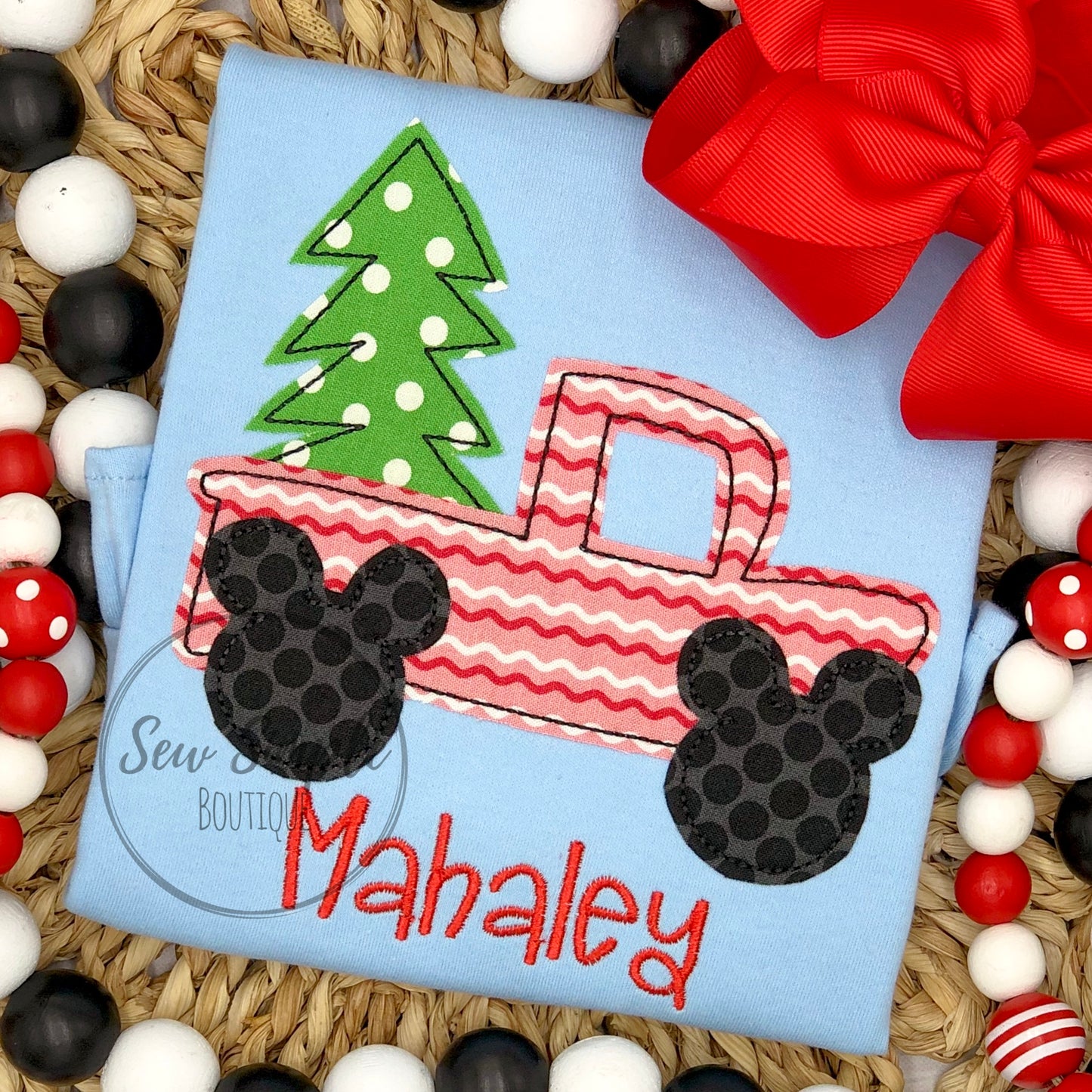 MOUSE TRUCK WITH TREE