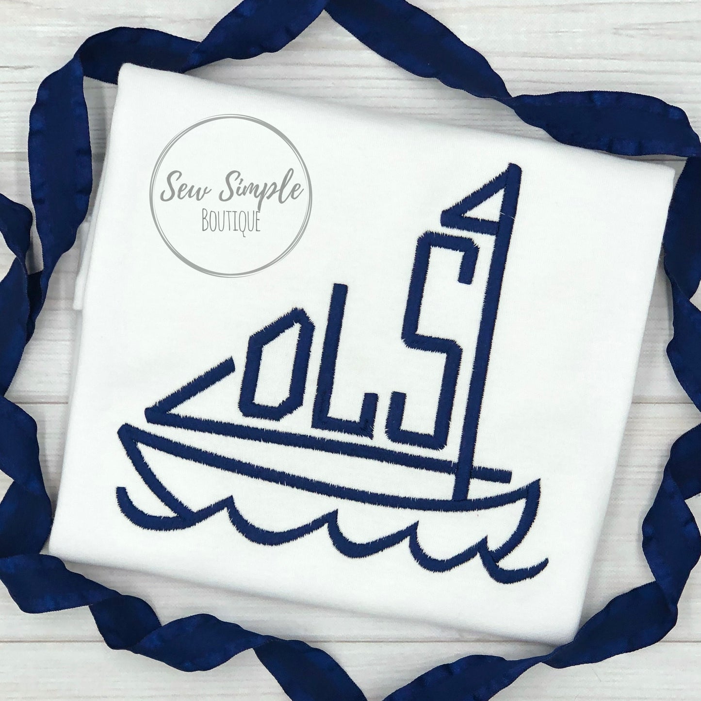 SAILBOAT MONOGRAM