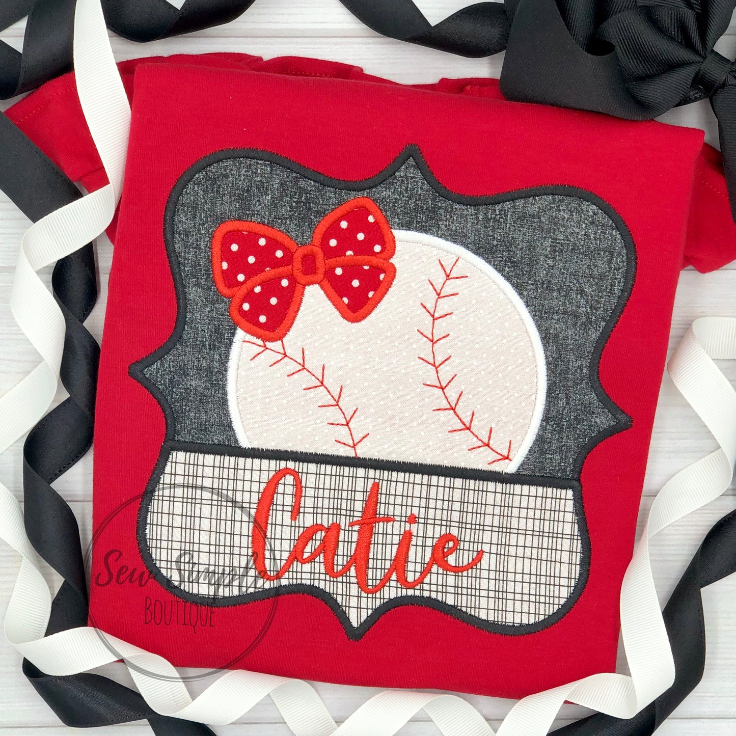 BASEBALL BOW SPLIT FUNKY FRAME