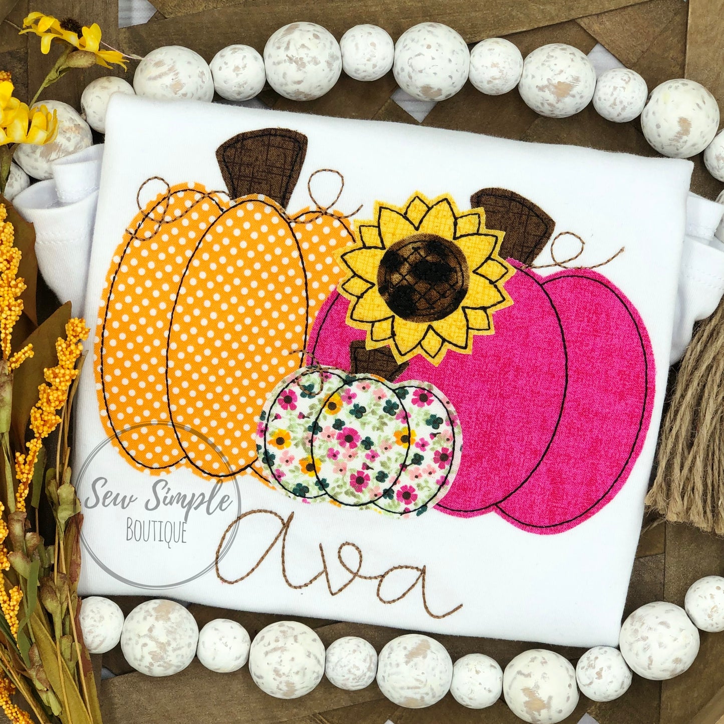 PUMPKIN SUNFLOWER TRIO