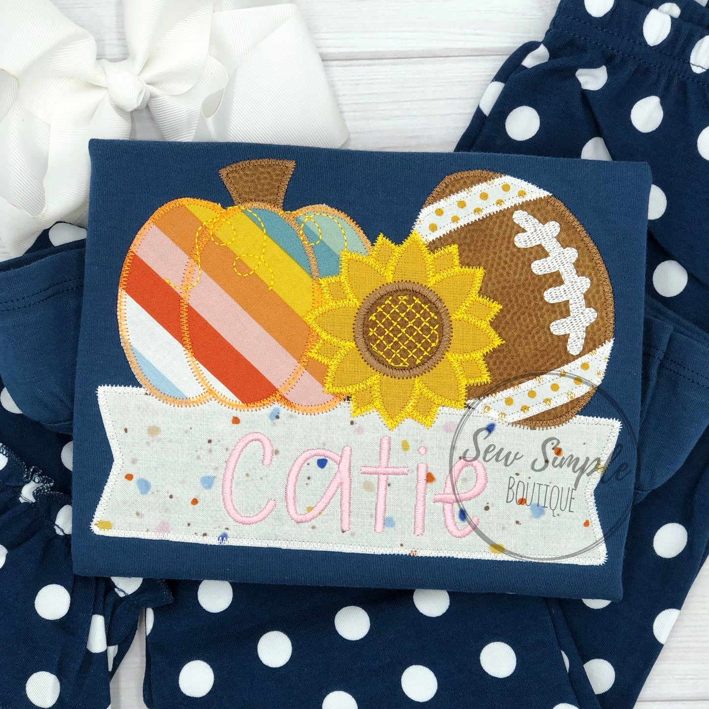PUMPKIN, SUNFLOWER, FOOTBALL BANNER