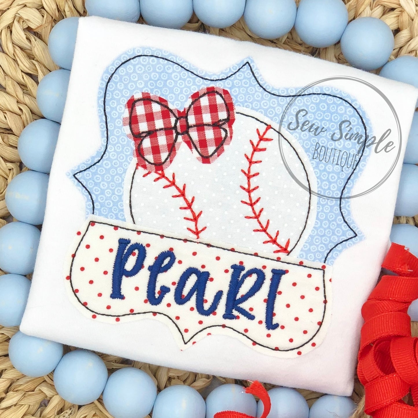 BASEBALL BOW SPLIT FUNKY FRAME