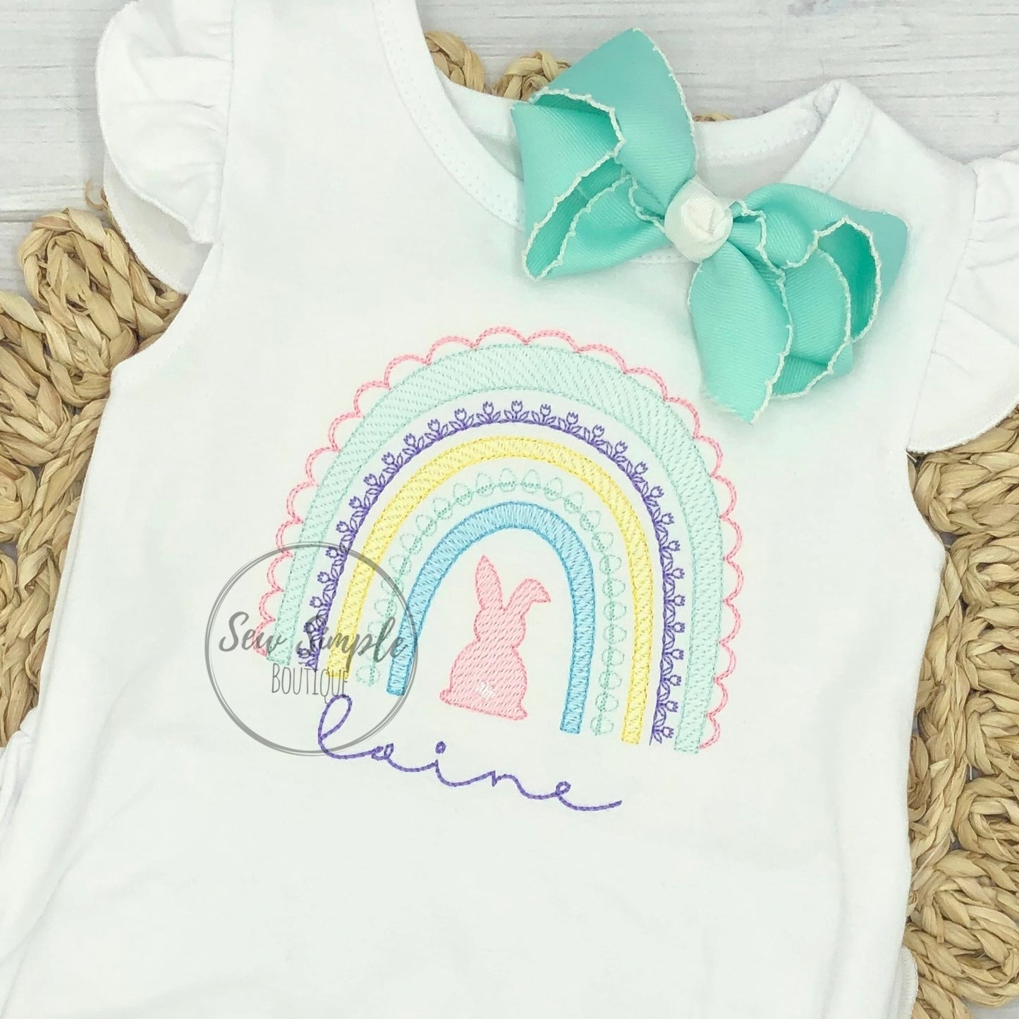 SKETCH BUNNY RAINBOW