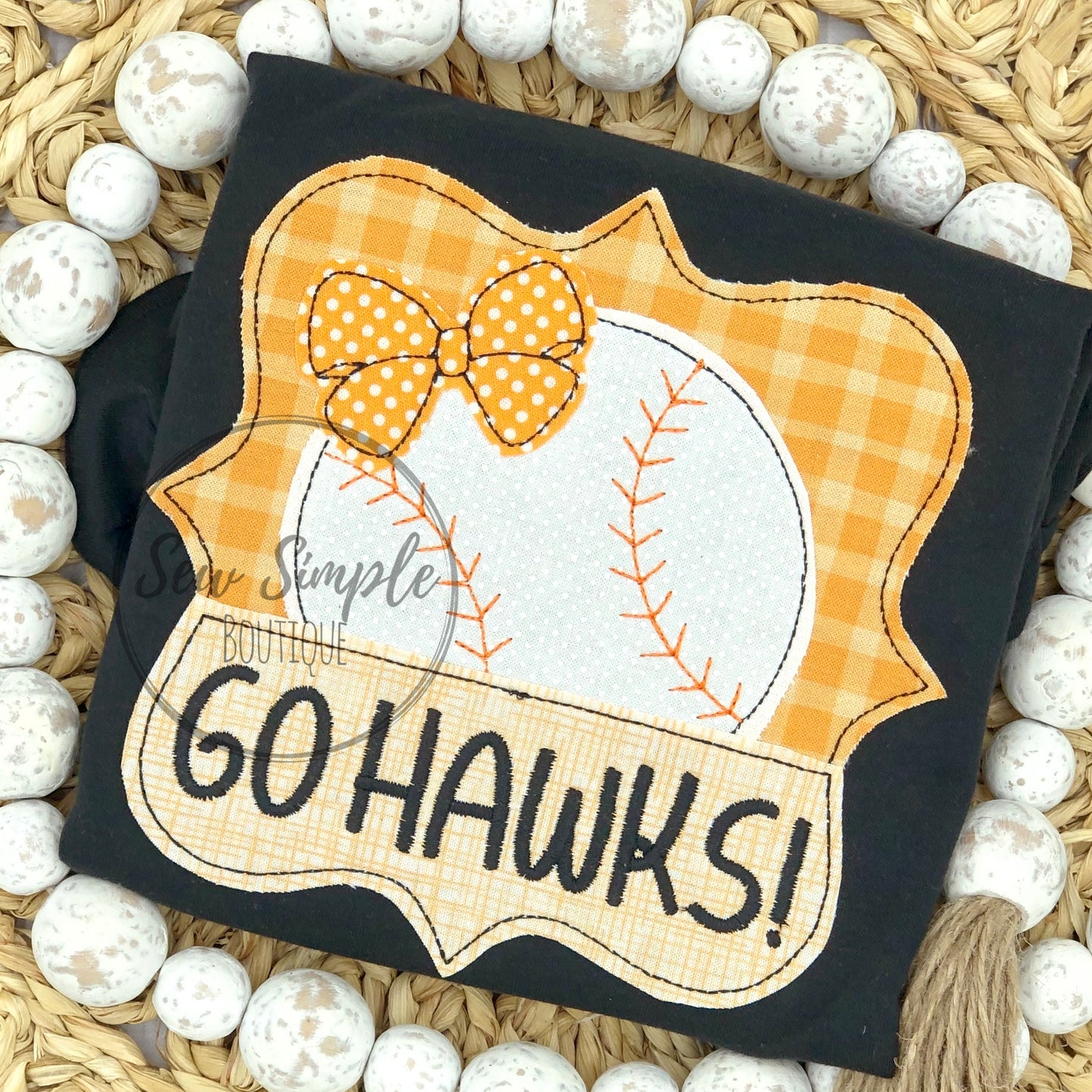 BASEBALL BOW SPLIT FUNKY FRAME