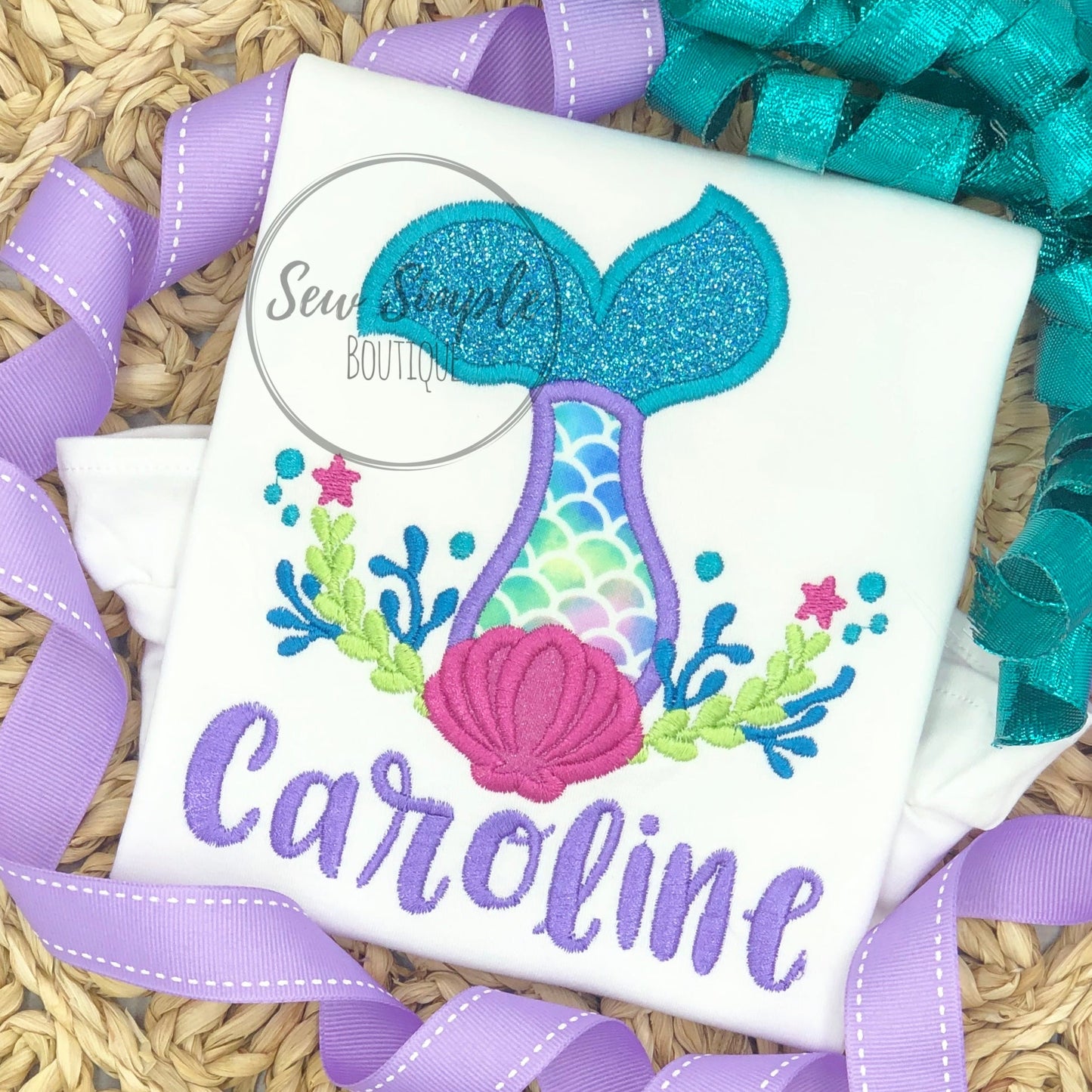 MONOGRAM MERMAID TAIL