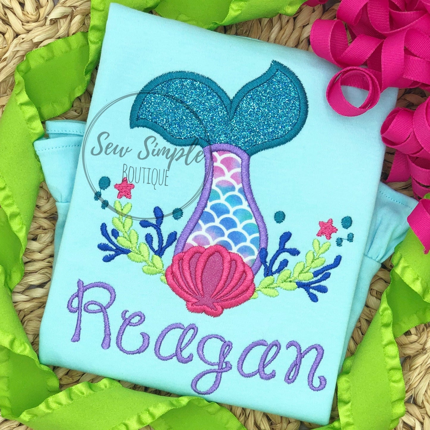 MONOGRAM MERMAID TAIL