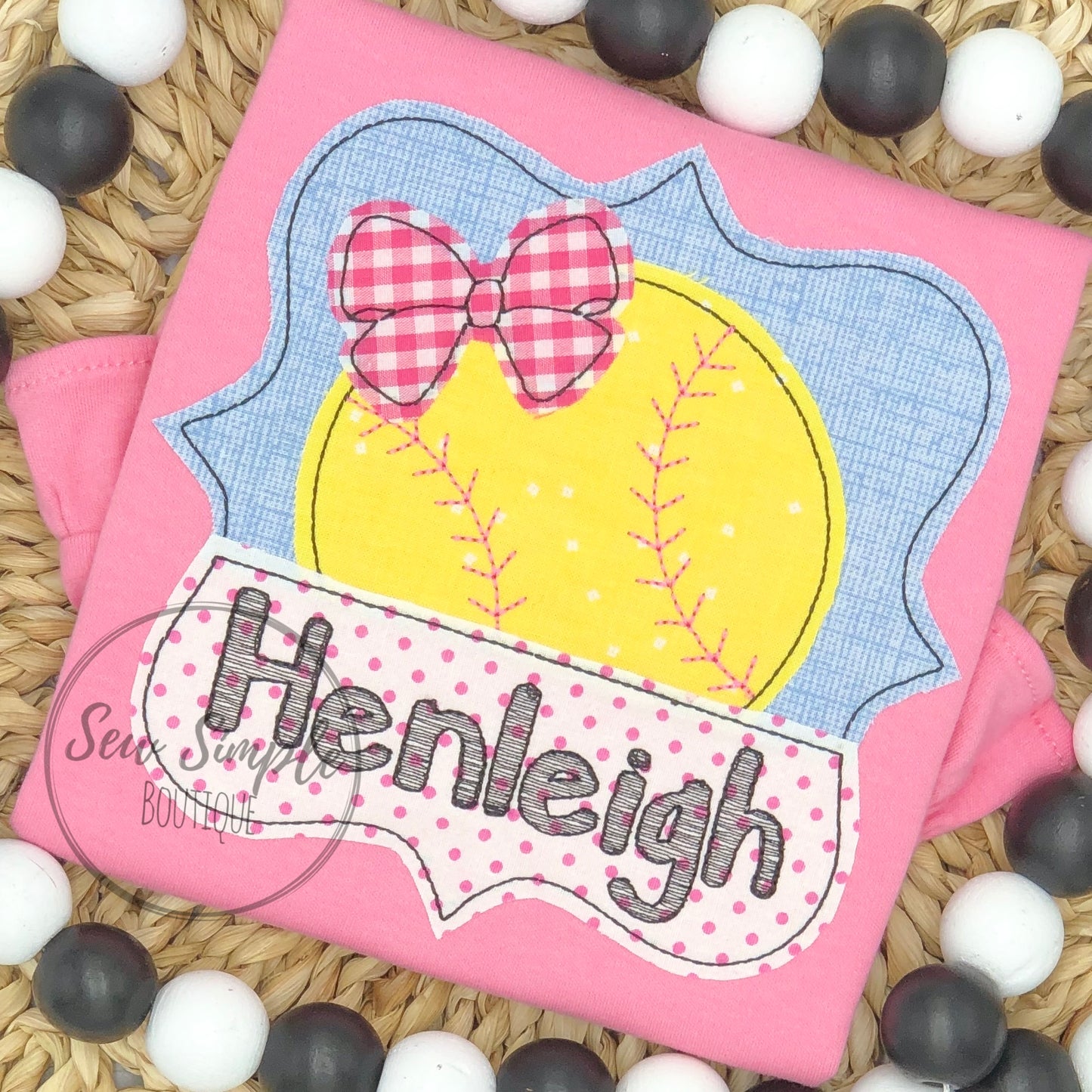 BASEBALL BOW SPLIT FUNKY FRAME