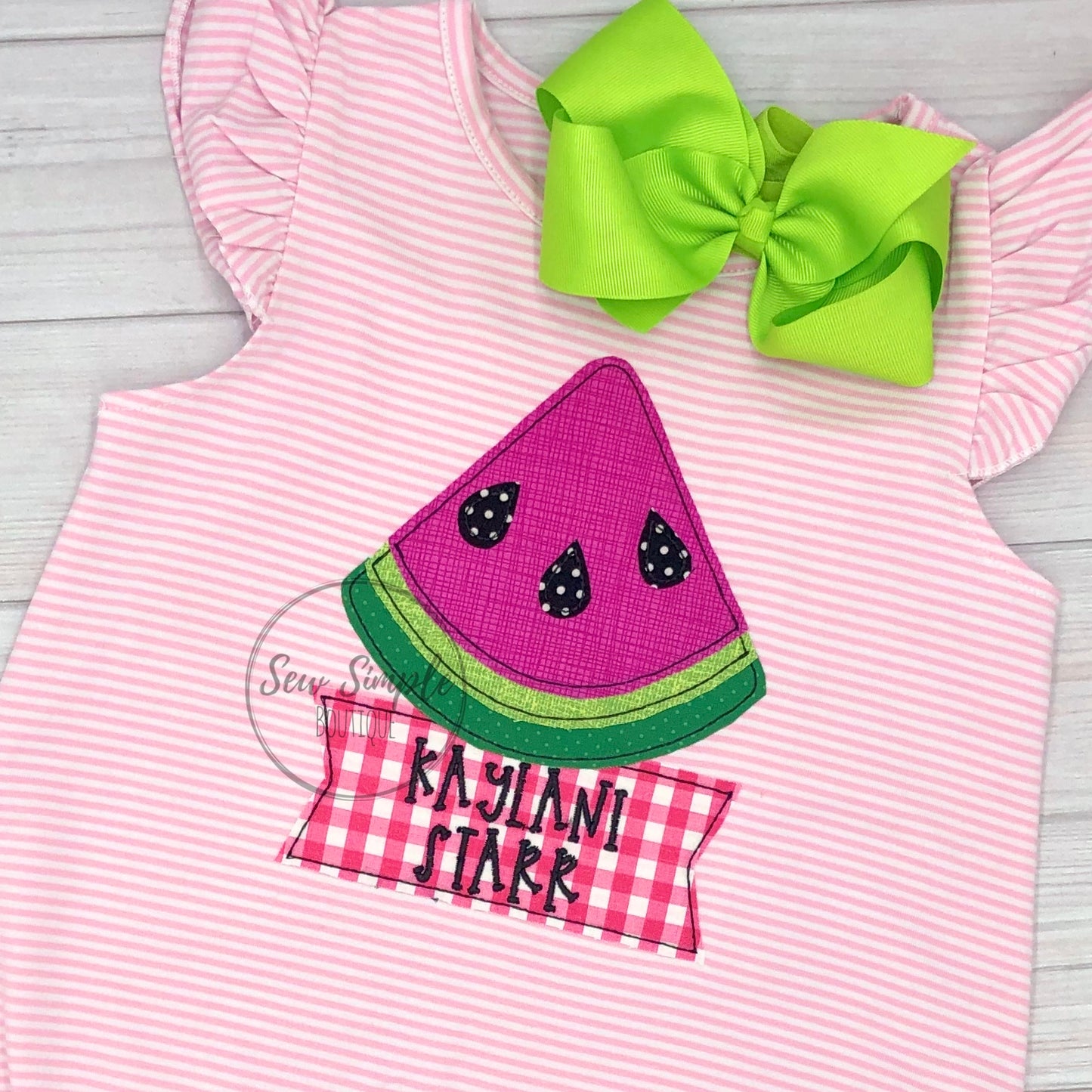 WATERMELON SLICE BANNER