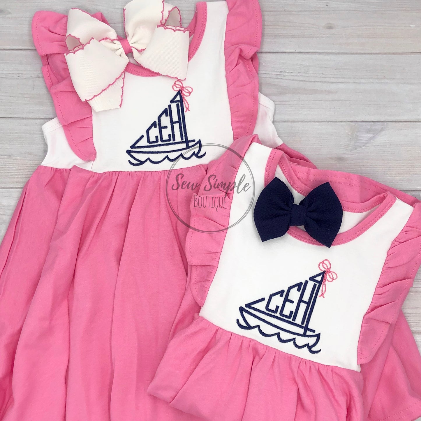 SAILBOAT MONOGRAM