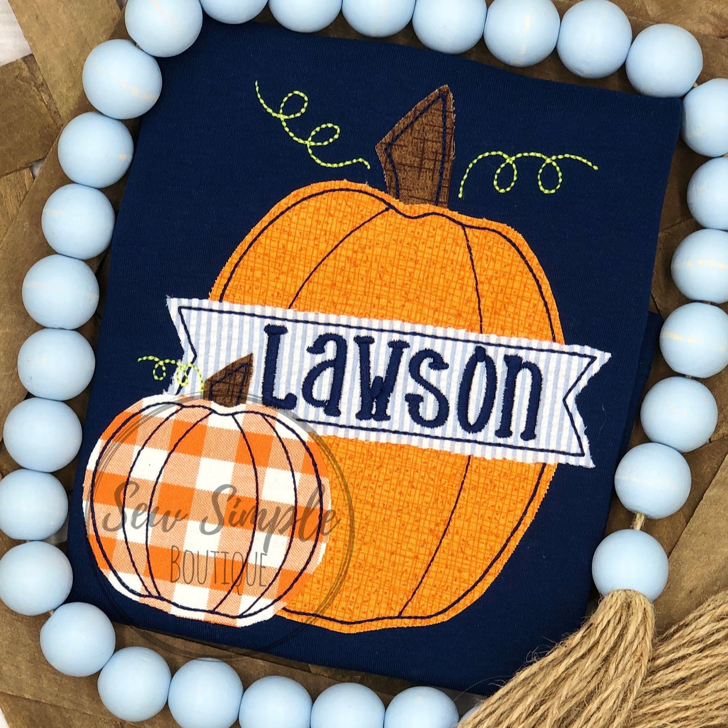 DOUBLE PUMPKIN BANNER