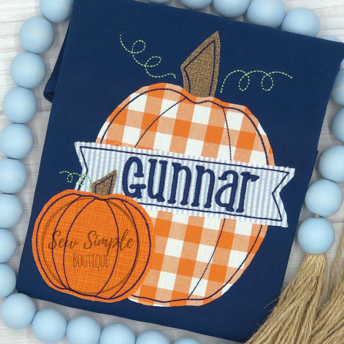 DOUBLE PUMPKIN BANNER