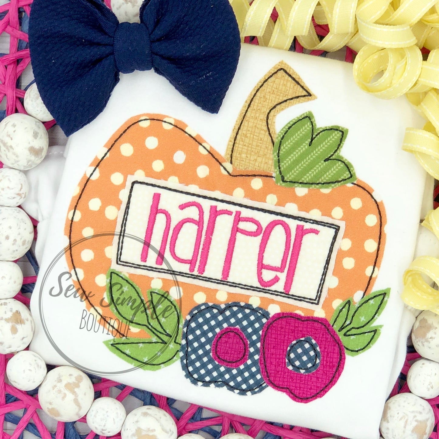 FLORAL PUMPKIN 2