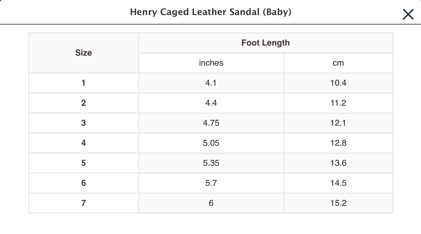 HENRY LEATHER WOVEN SANDLE (BABY/TODDLER)