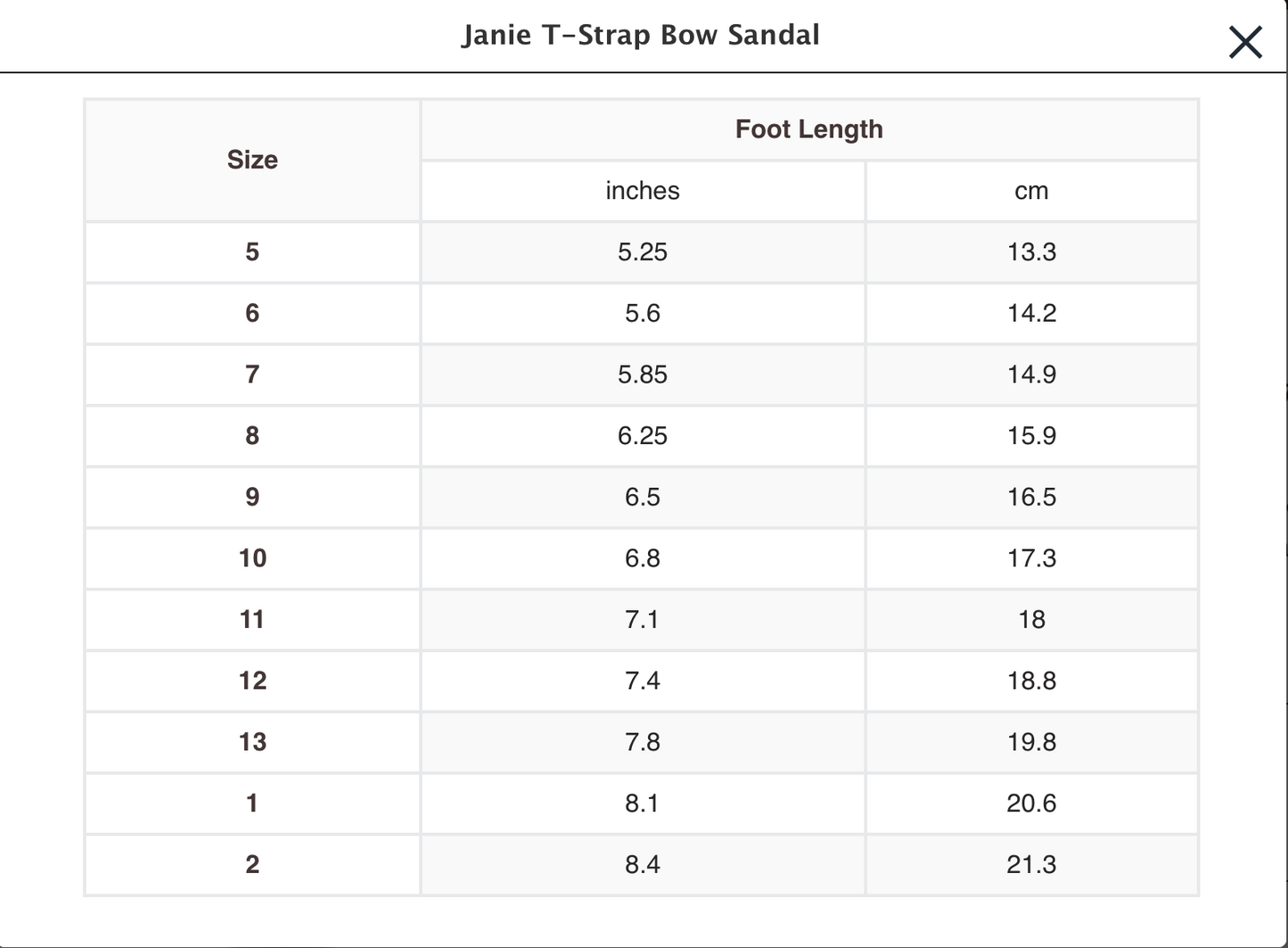 JANIE T-STRAP BOW SANDAL (TODDLER/KID)