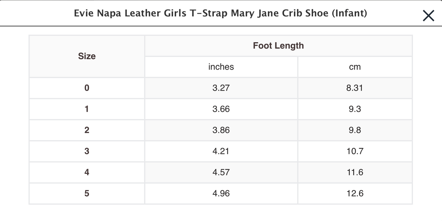 EVIE T-STRAP CRIB MARY JANE (INFANT)