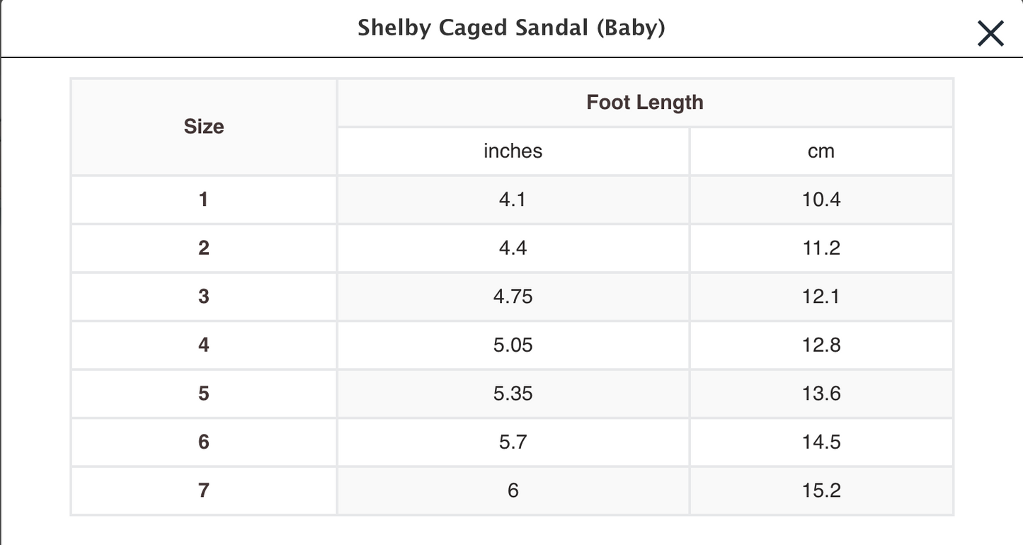 SHELBY CAGED SANDA (BABY/TODDLER)