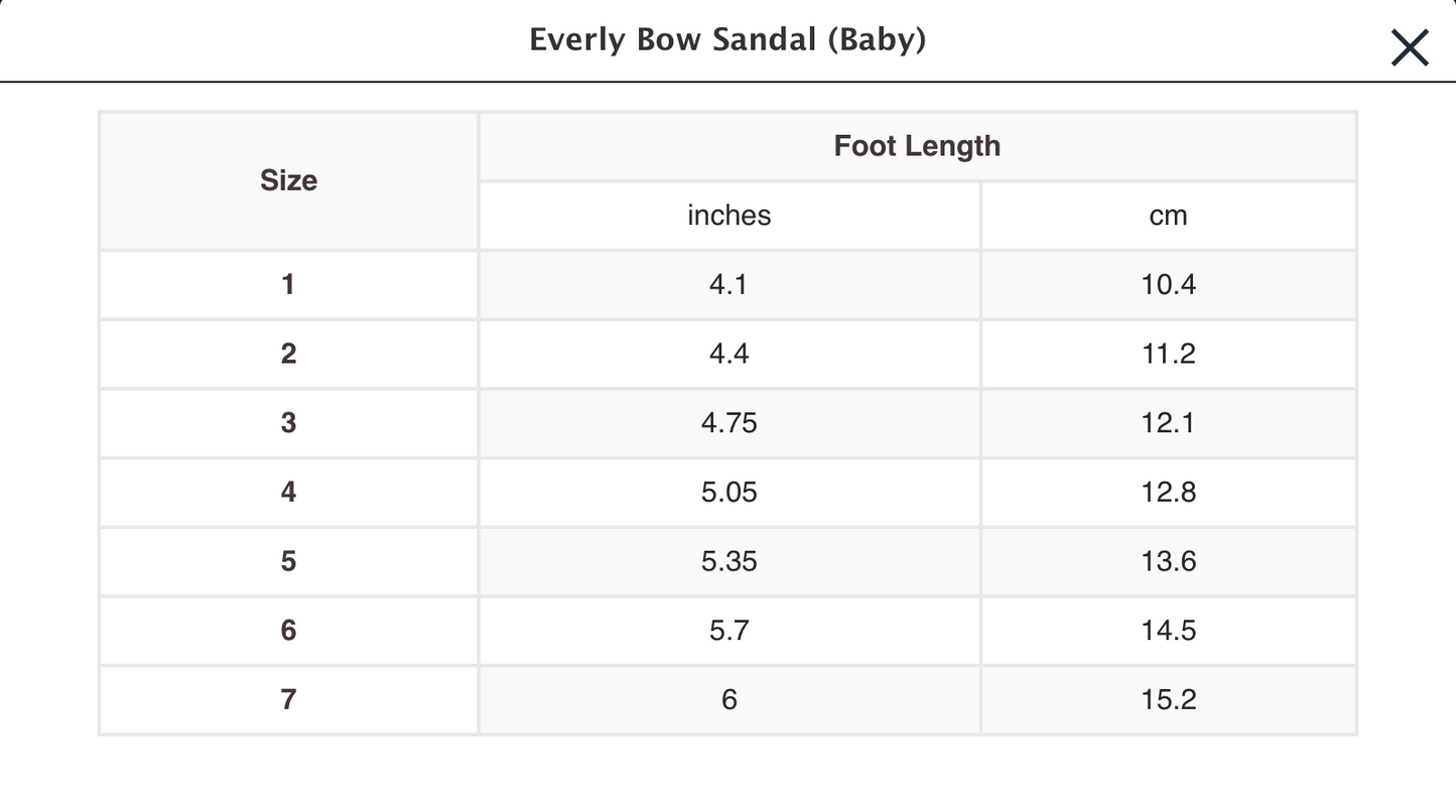EVERLY BOW SANDLE (BABY/TODDLER)