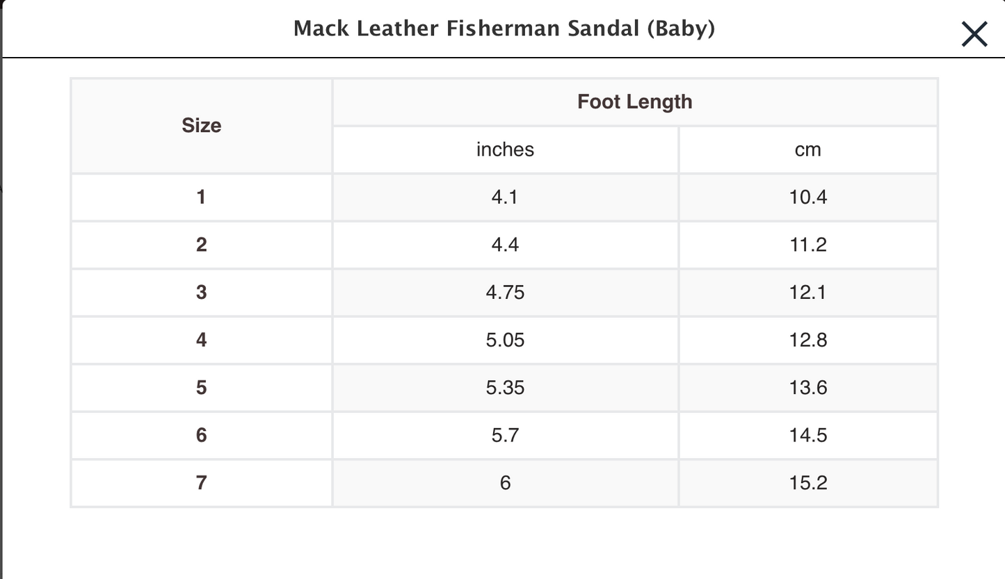 MACK FISHERMAN SANDLE (BABY/TODDLER)