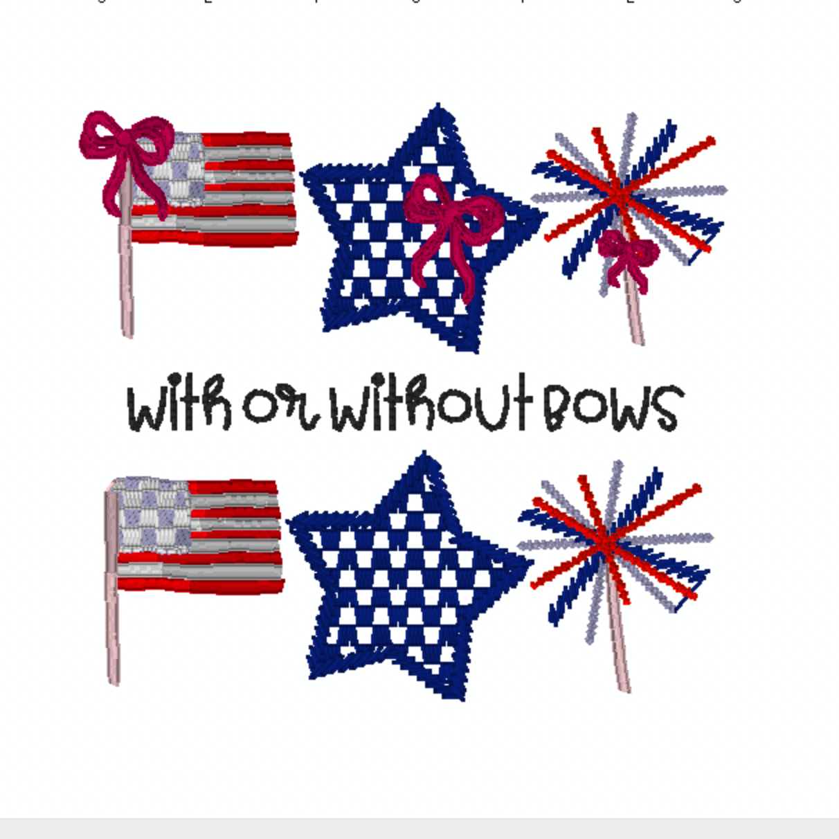 SKETCH PATRIOTIC TRIO