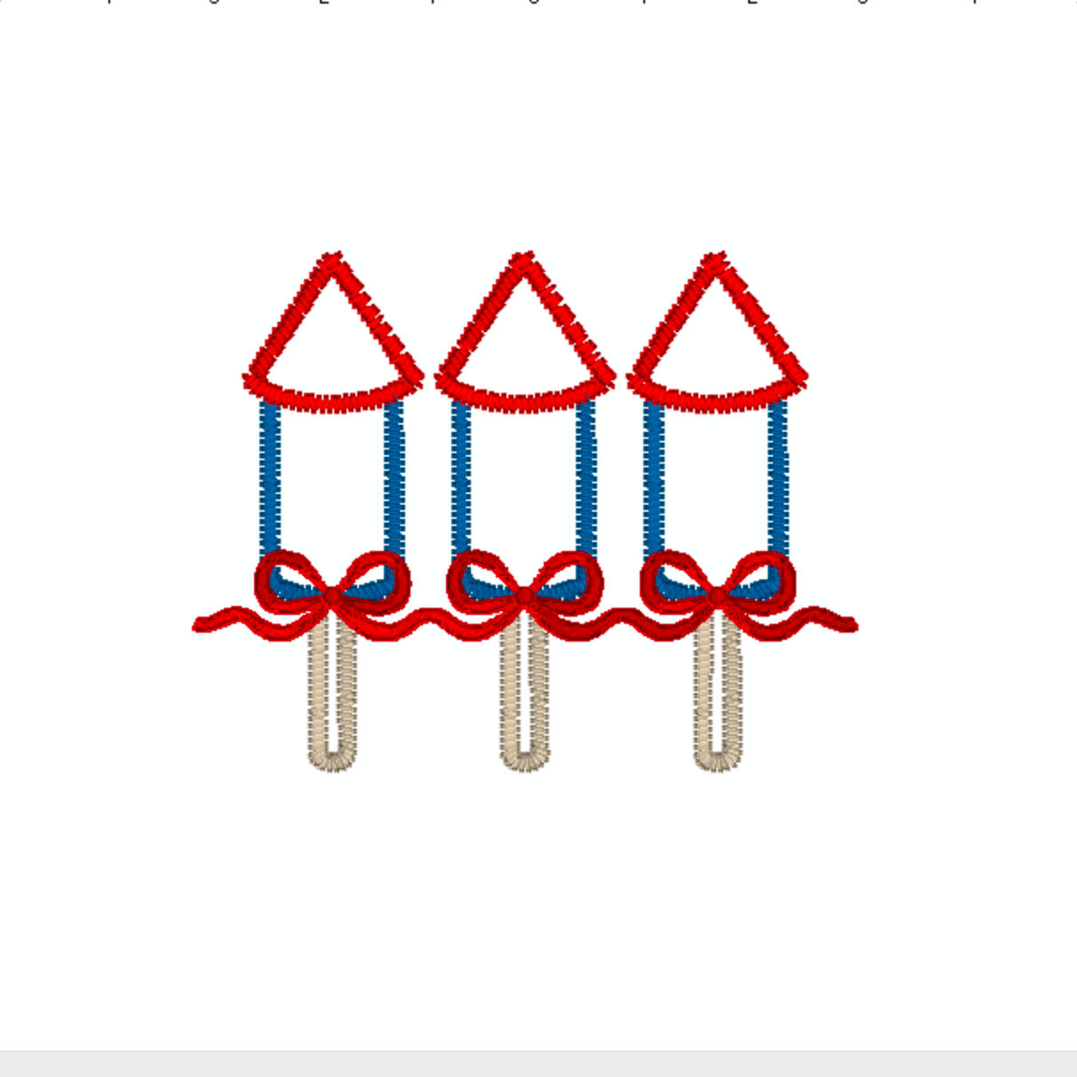 FIRECRACKER TRIO (WITH OR WITHOUT BOWS)
