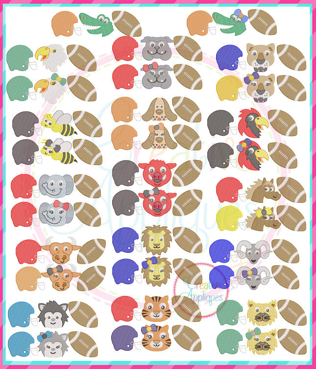 SKETCH FOOTBALL TEAM TRIO (MULTIPLE TEAMS)