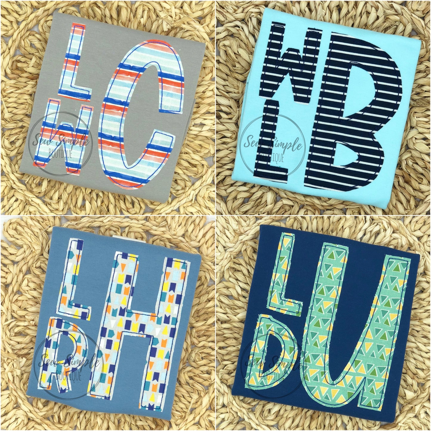 MYSTERY STACKED MONOGRAM