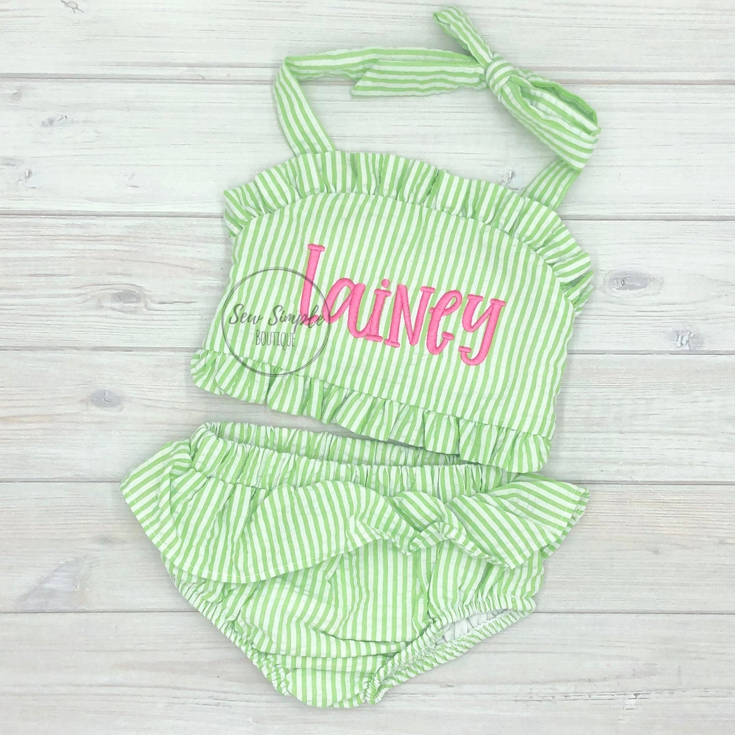 RUFFLE 2 PIECE - 5 COLORS!