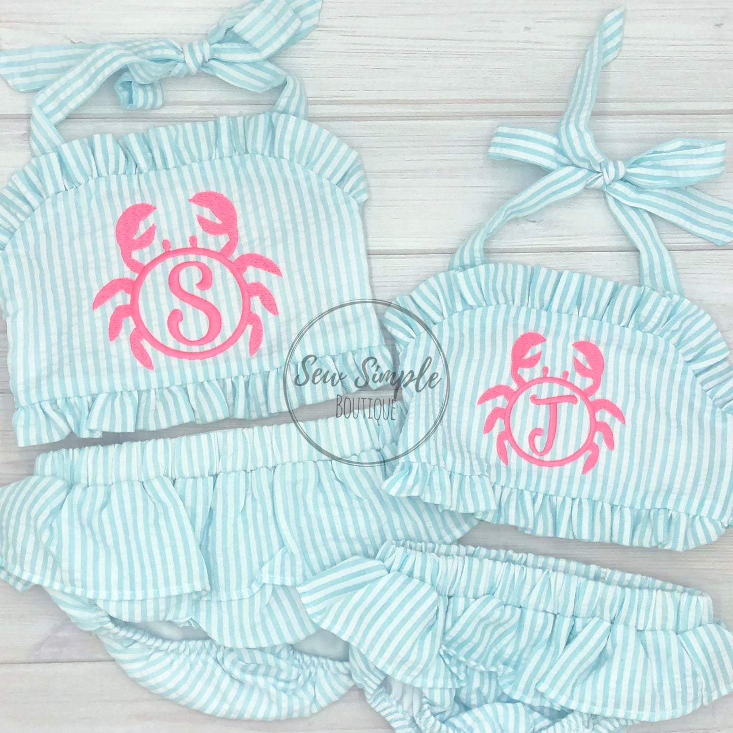 RUFFLE 2 PIECE - 5 COLORS!