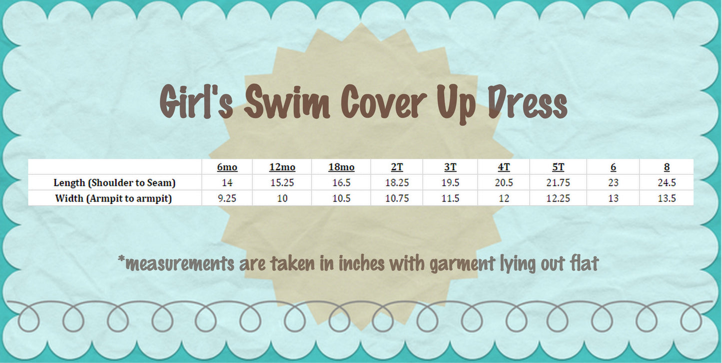 RUFFLE COVER UP - 6 COLORS!