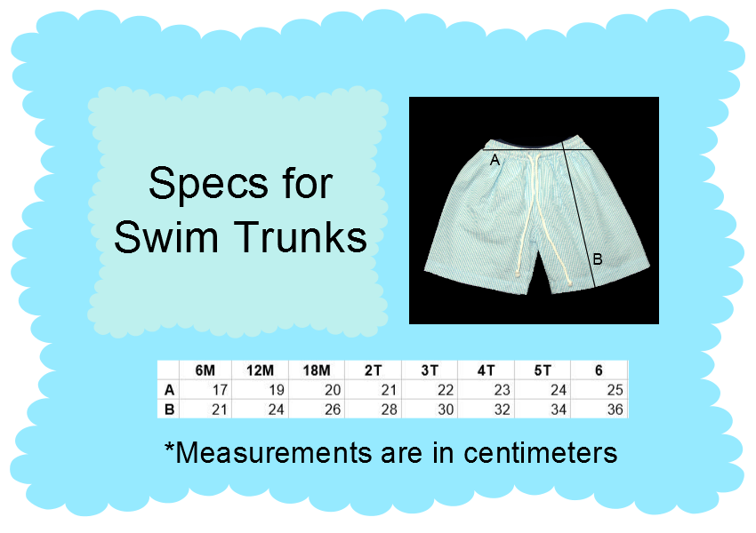 SWIM TRUNKS - 3 COLORS!