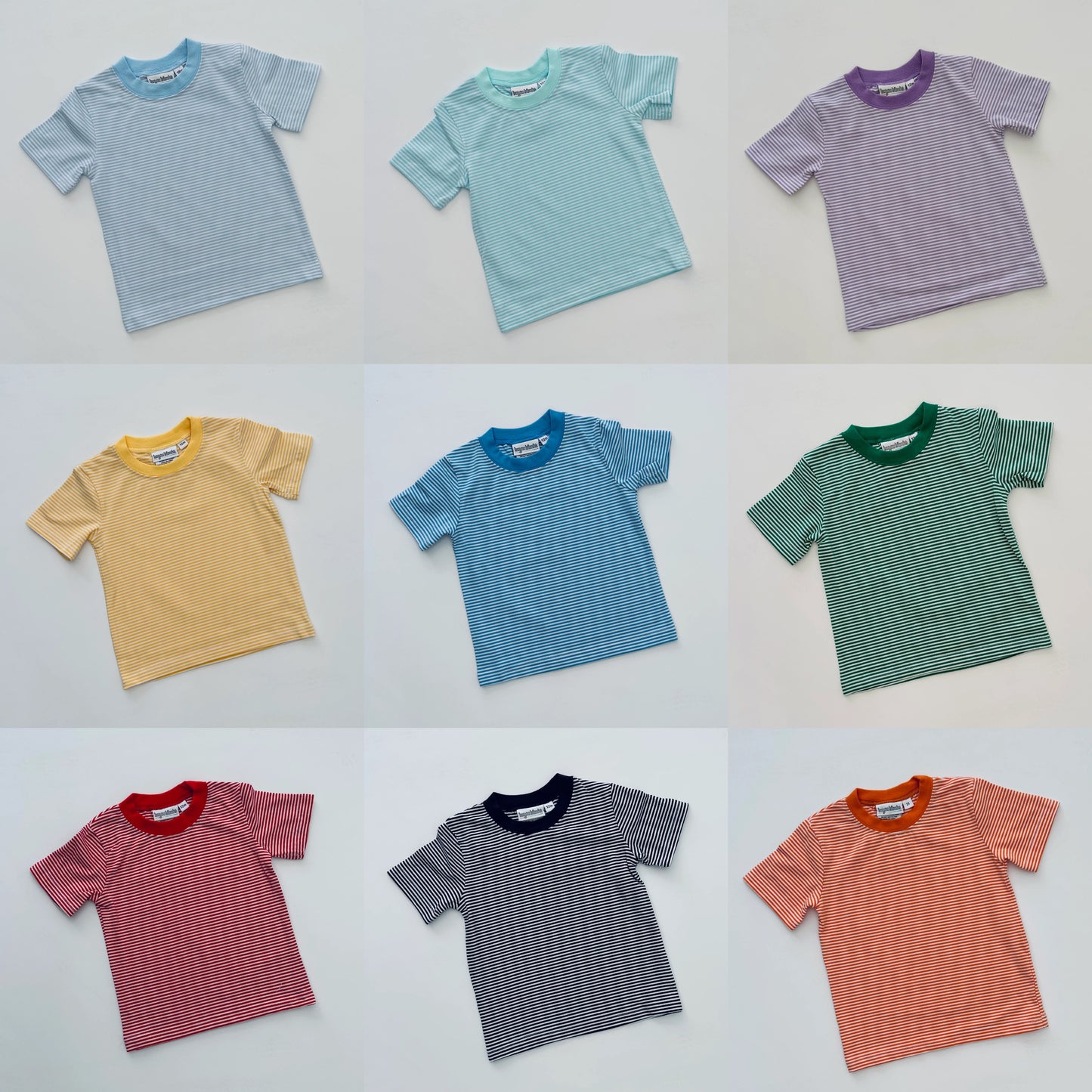 SUMMER STRIPE SHORT SLEEVE SHIRT