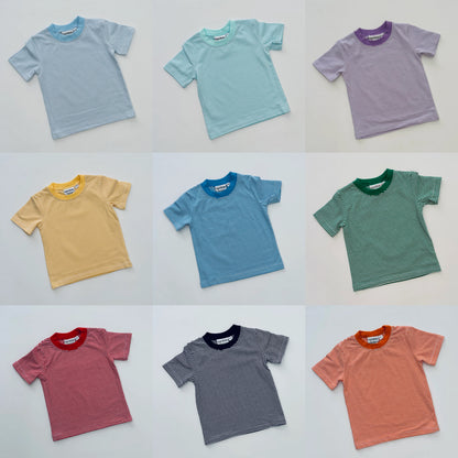 SUMMER STRIPE SHORT SLEEVE SHIRT