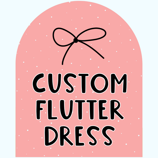 CUSTOM FLUTTER DRESS