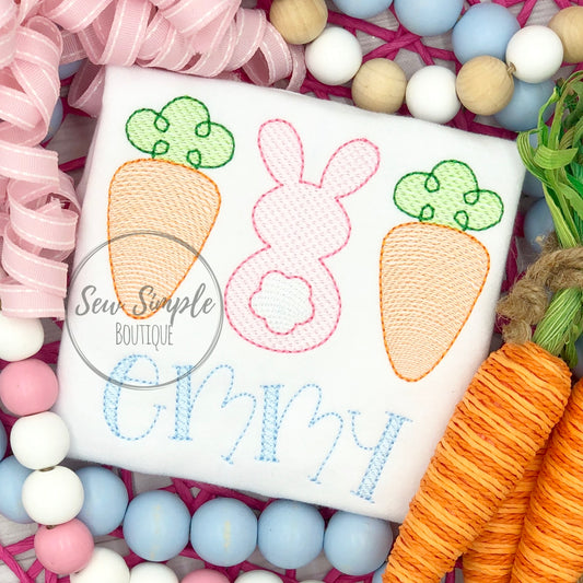 CARROTS & BUNNY TRIO SKETCH