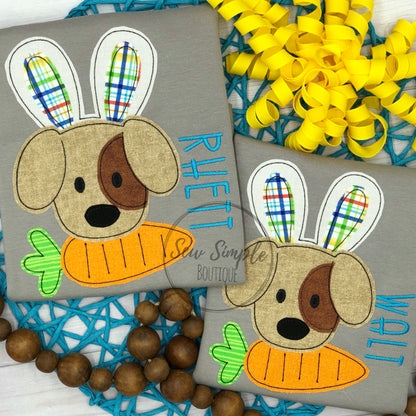BUNNY PUP WITH CARROT (GIRLS/BOYS)