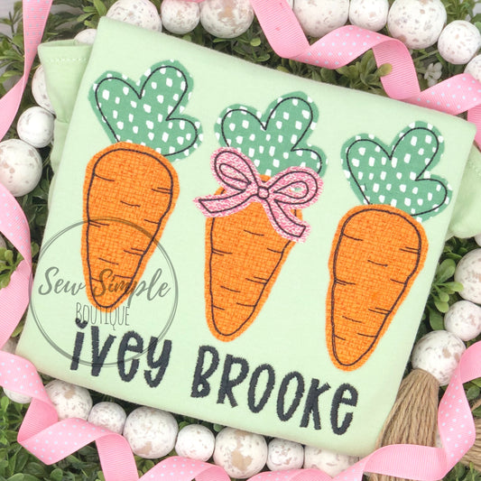 CARROT TRIO (WITH OR WITHOUT BOW)