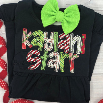 CHRISTMAS COLORS NAME (MULTIPLE STYLES)