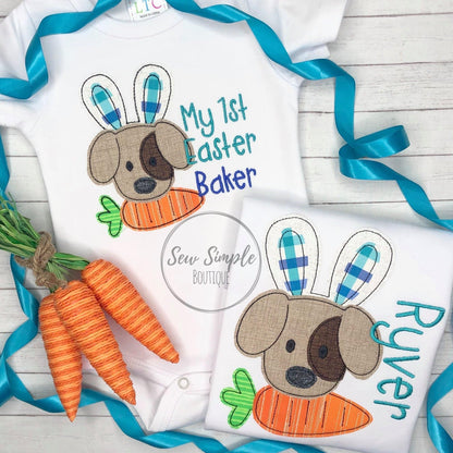 BUNNY PUP WITH CARROT (GIRLS/BOYS)