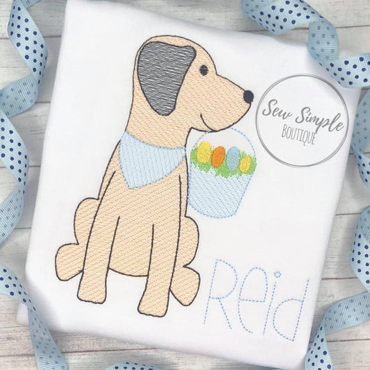 SKETCH PUP WITH BASKET